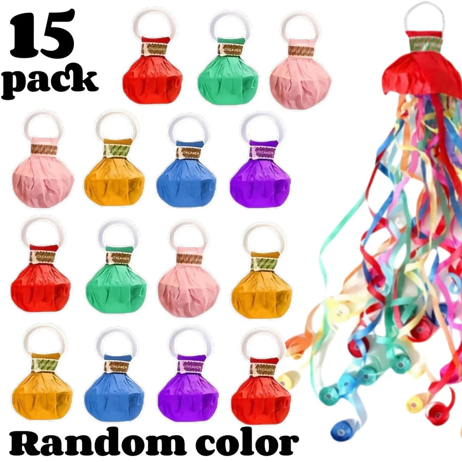 Canons à Confettis Party Poppers - Lot de 2/15 pièces – vue 13