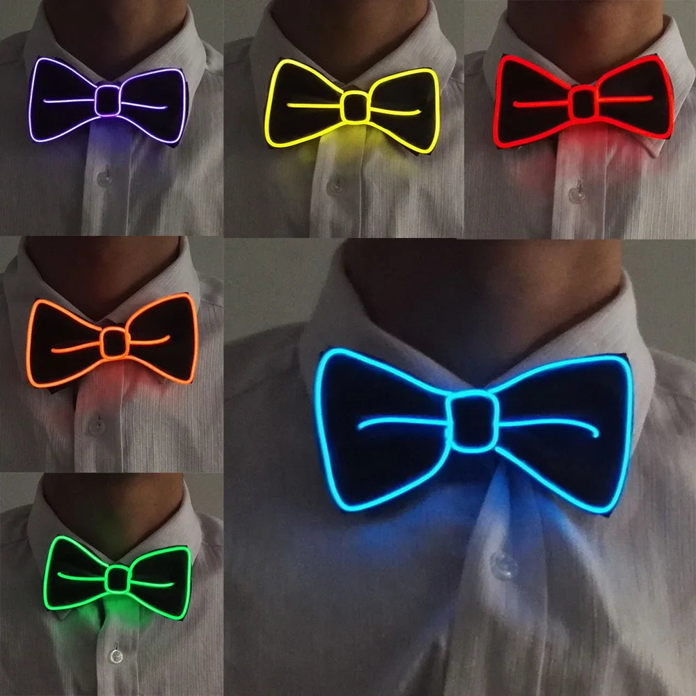 Accessoires Lumineux de Fête – Bretelles ou Nœud Papillon