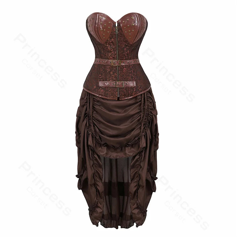 Robe Corset Pirate Punk Femme – vue 8