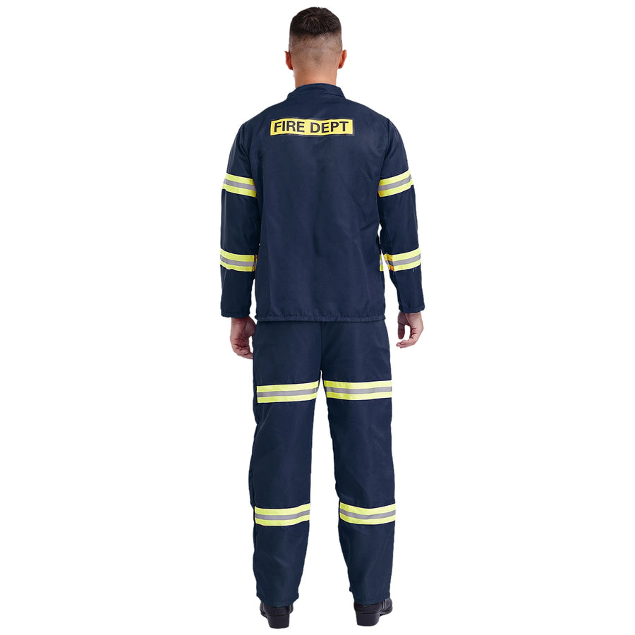 Déguisement Pompier Héros Homme – Casque, Veste et Pantalon – vue 2