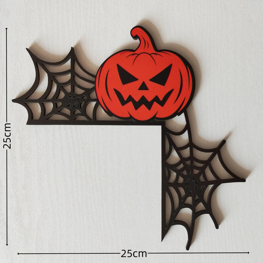 Décorations d'Angle de Porte Halloween en Bois – 8 Modèles