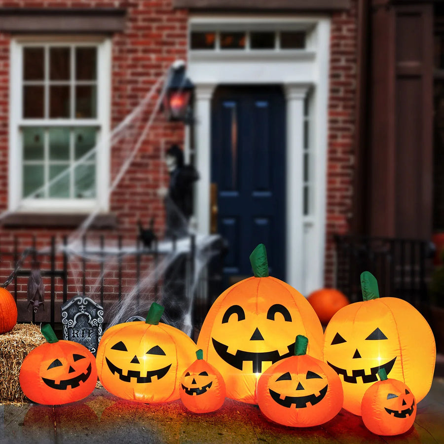 Décoration gonflable citrouilles Halloween – vue 3