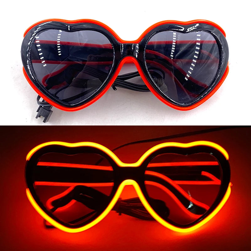Lunettes Néon LED Lumineuses – vue 9