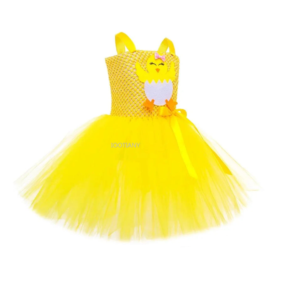 Robe Tutu Poussin Jaune Fille