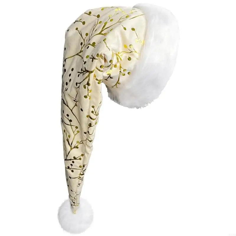 Bonnet de Noël Motif Doré