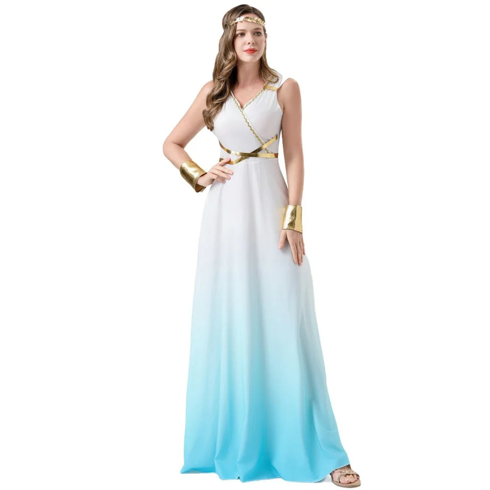Robe Longue Déesse Grecque Sexy