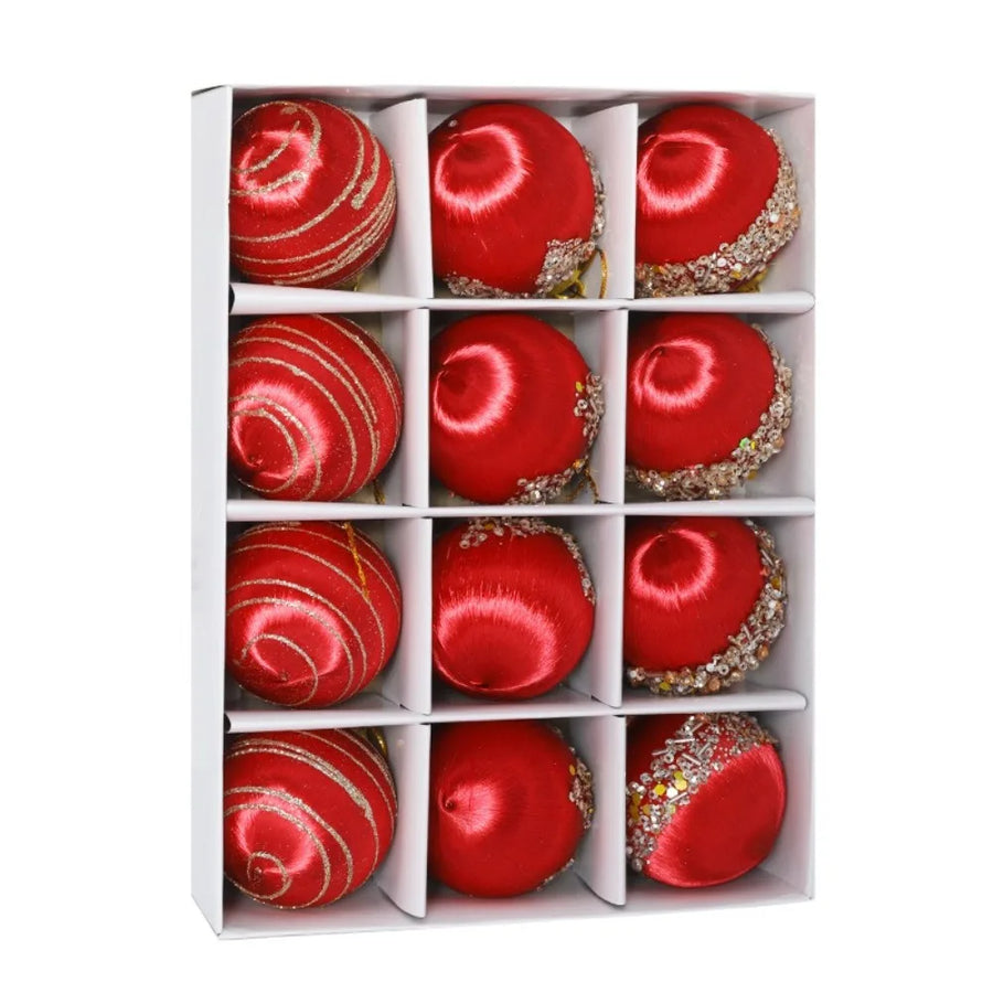 Boules de Noël 6 cm – Coloris et Lots au Choix