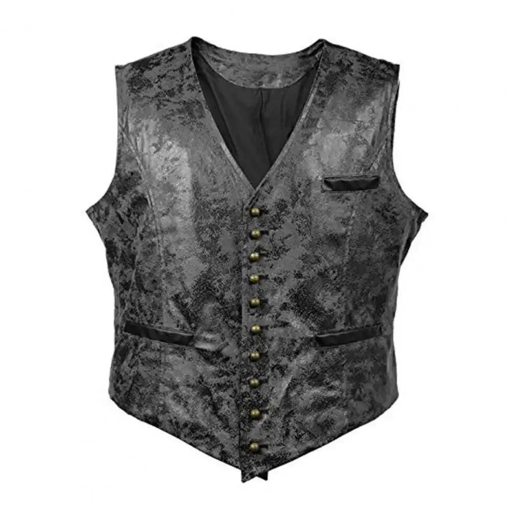 Gilet Steampunk Médiéval Gothique Homme – vue 6