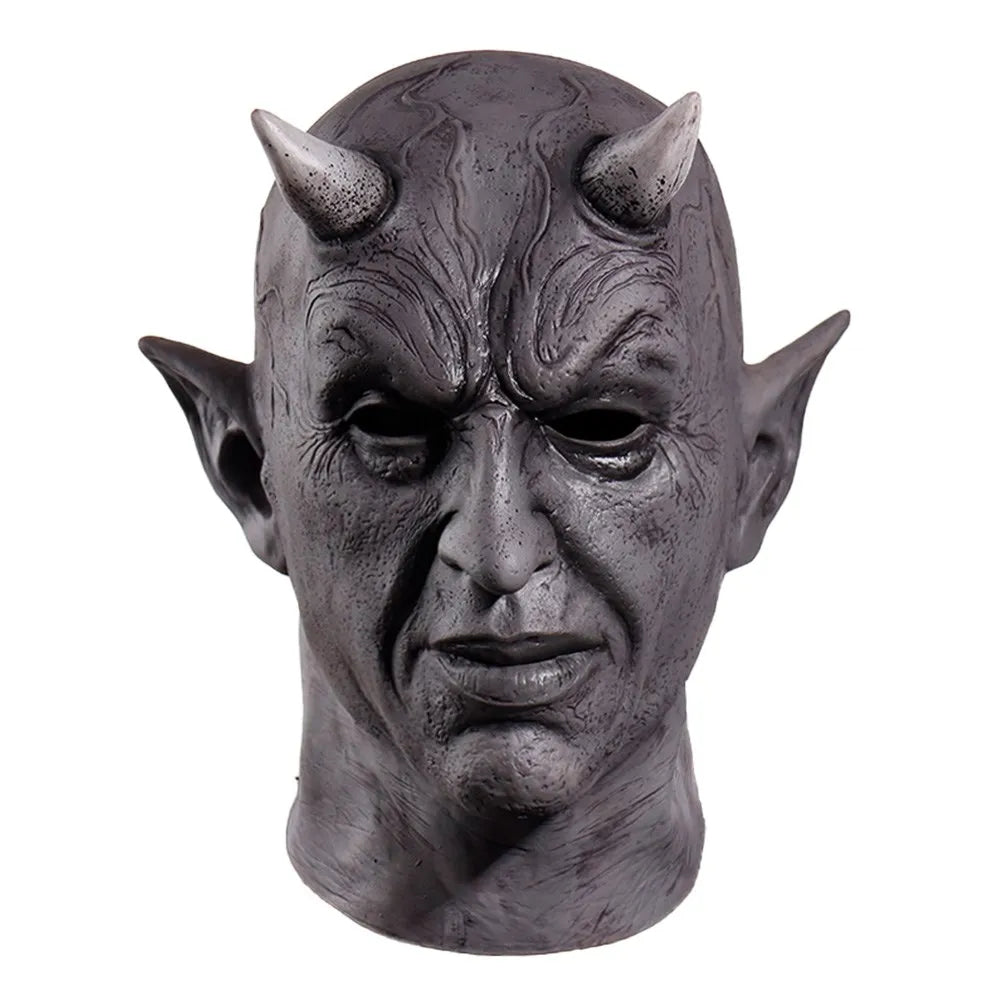 Masque Démon à Cornes en Latex