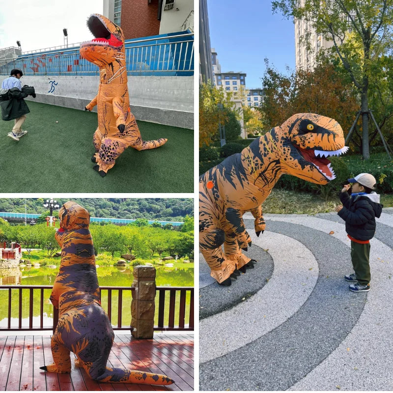 Déguisement Gonflable Tyrannosaure Adulte – vue 5