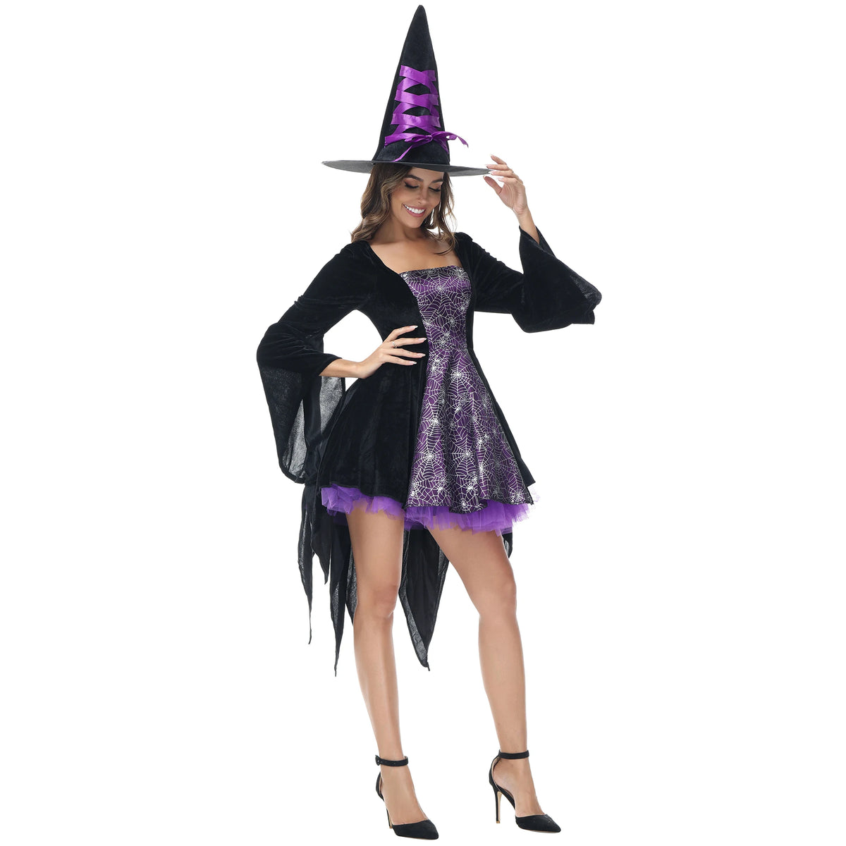 Robe de Sorcière Gothique Femme – XS à XXXL