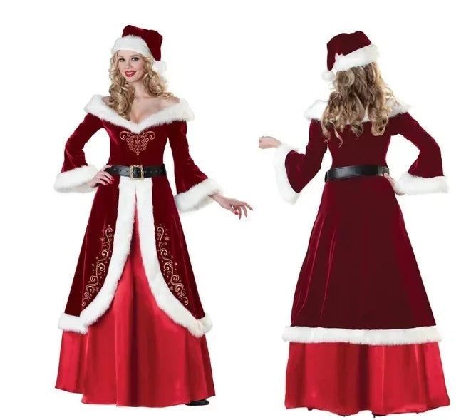 Costume Père Noël de Luxe Homme ou Femme – M à 3XL