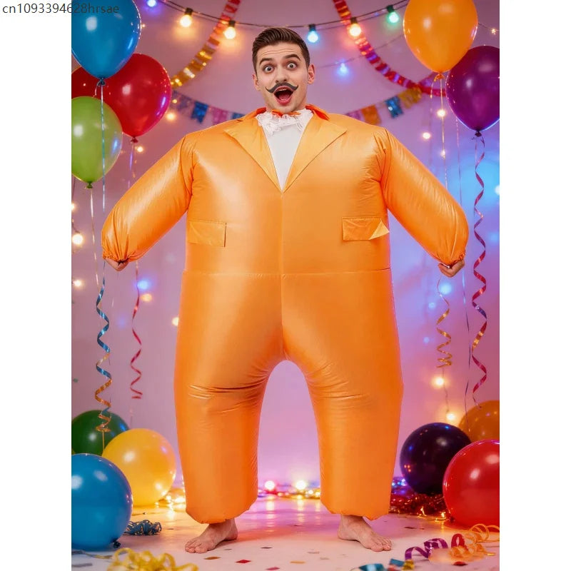 Déguisement Gonflable Orange Adulte – Costume Humoristique