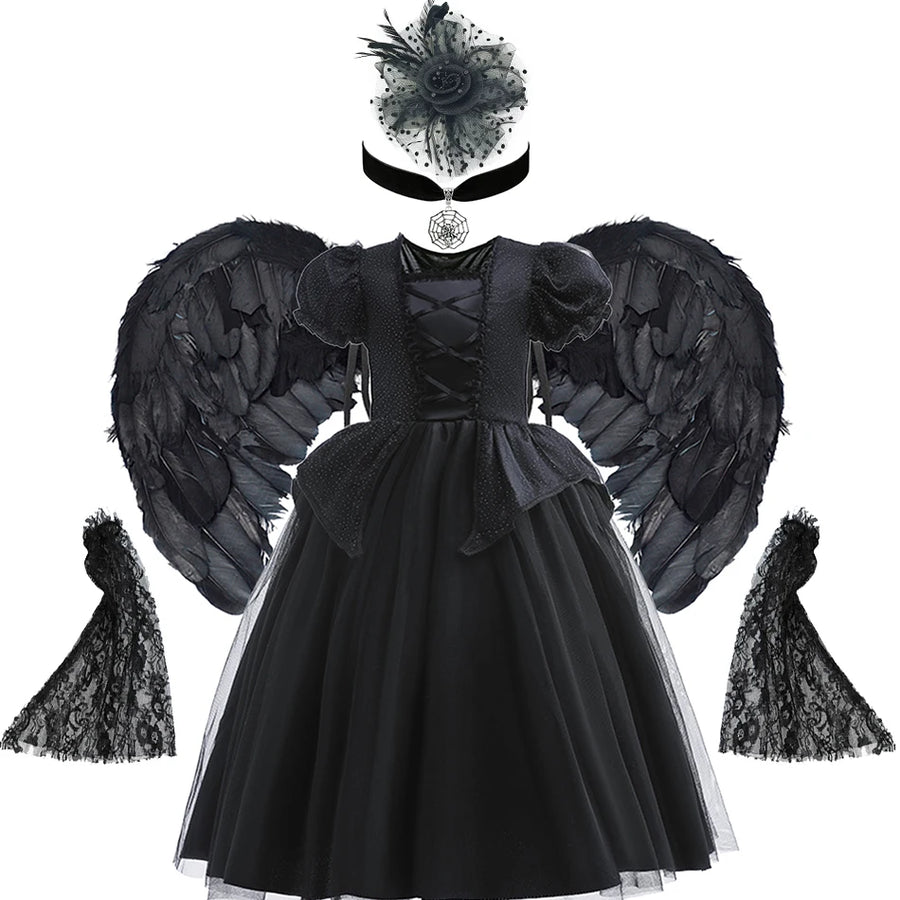 Déguisement Sorcière Gothique Fille – Robe ou Accessoires