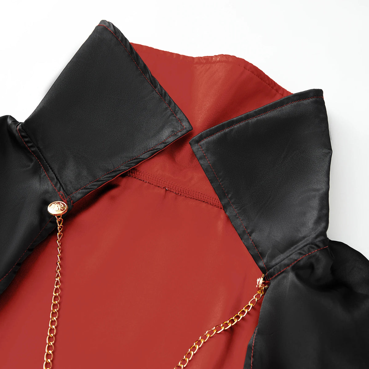 Chemise Vampire avec Gilet et Cape Homme – vue 5