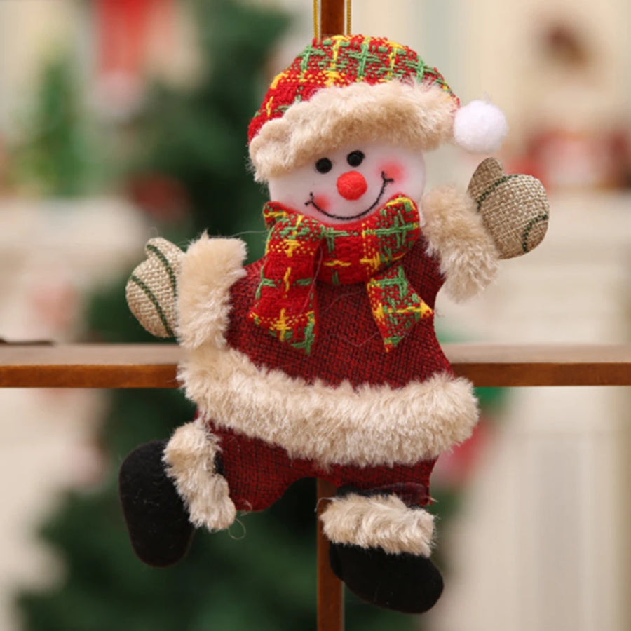 Suspensions de Noël – Père Noël, Renne, Ours ou Bonhomme