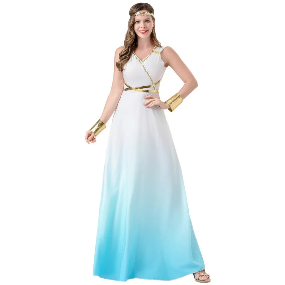 Robe Longue Déesse Grecque Sexy