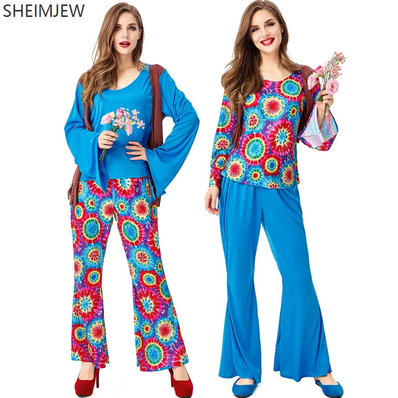 Déguisement Hippie Peace & Love Femme – vue 4