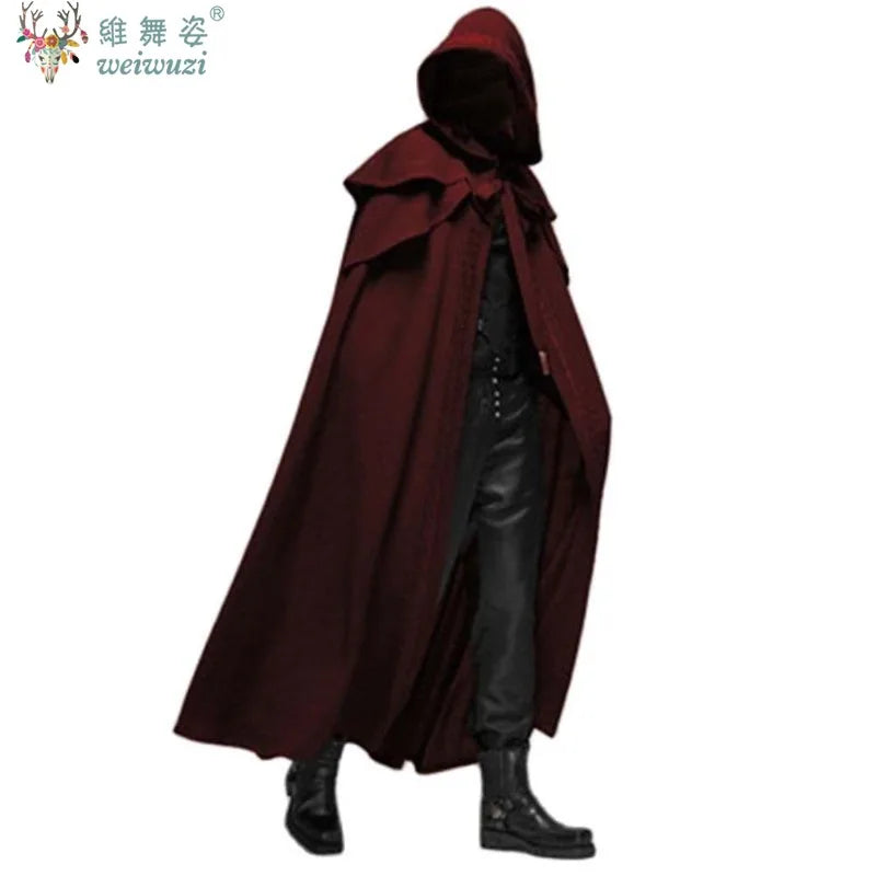 Cape à Capuche Gothique Médiévale Homme – Costume Halloween – vue 4