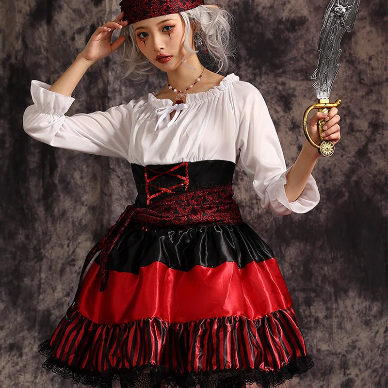 Déguisement Reine des Pirates Femme