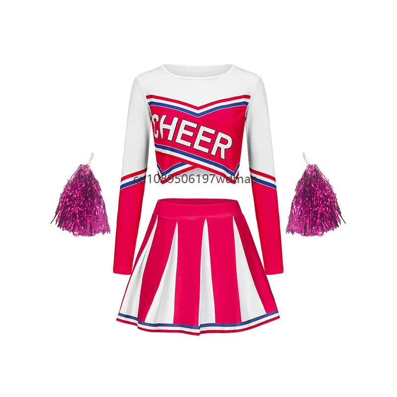 Tenue de Pom-Pom Girl Fille à Manches Longues – vue 4