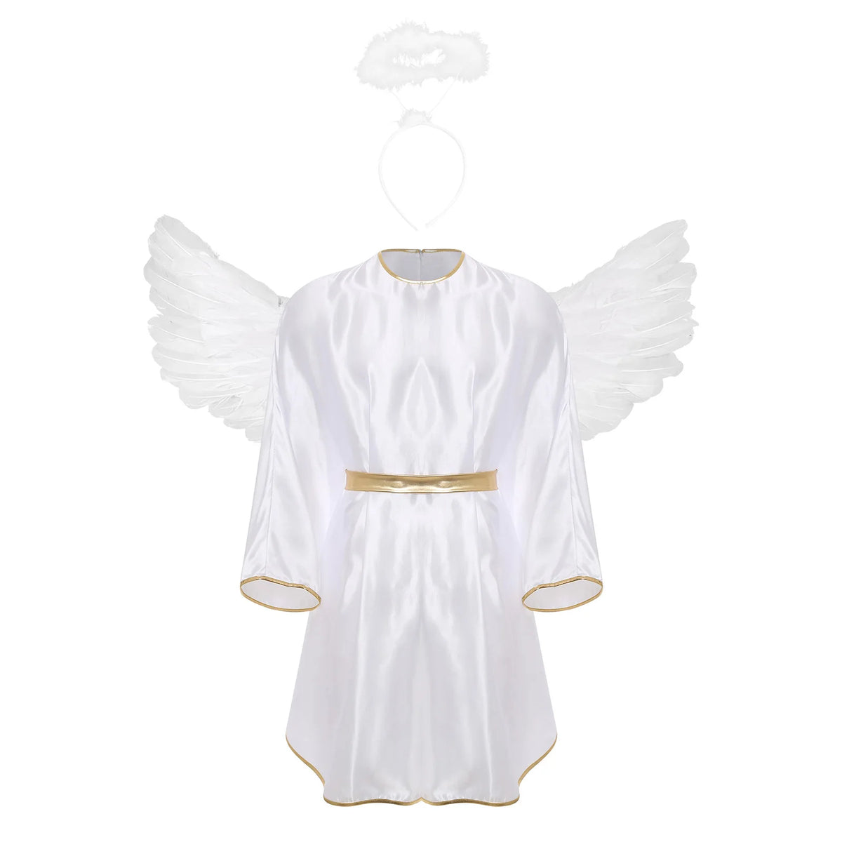 Déguisement Ange ou Démon Homme – Robe, Ailes et Coiffe