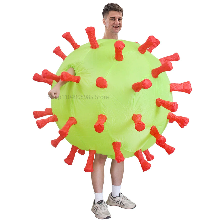 Déguisement Gonflable Virus Rigolo