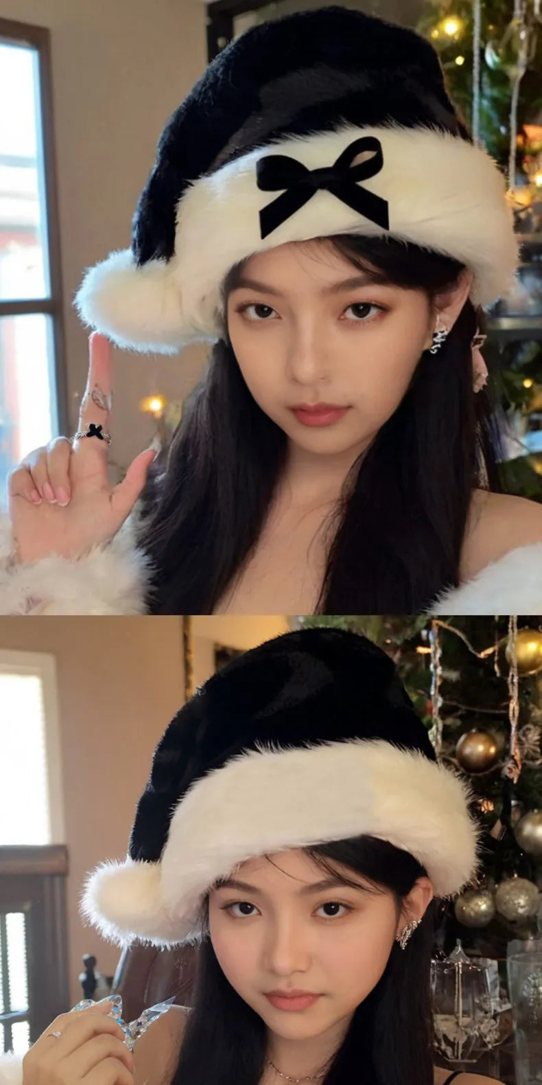Chapeau de Noël Fantaisie – Accessoire Photo – vue 2