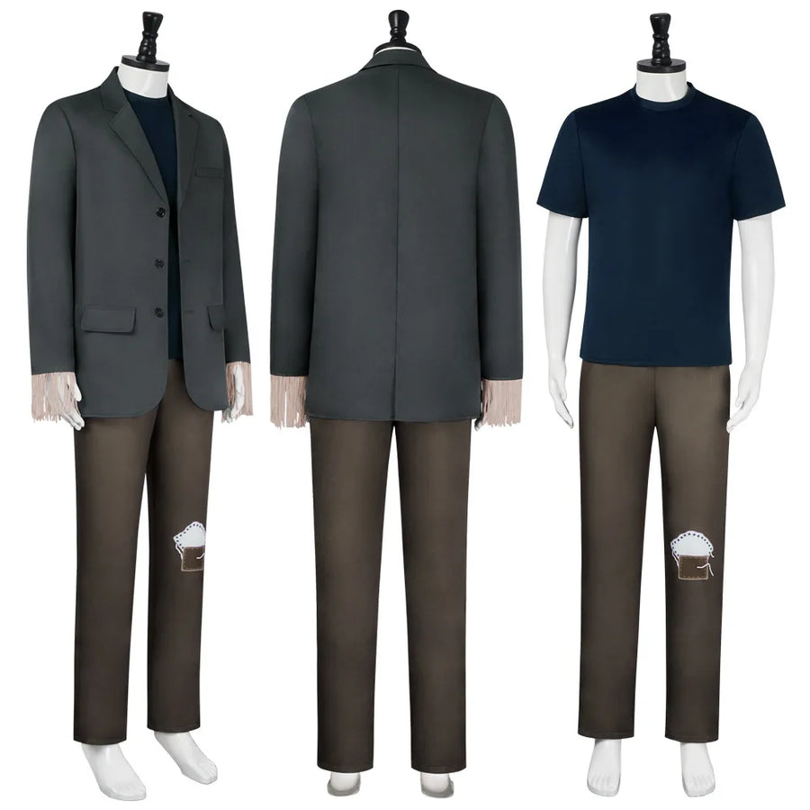 Costume Monstre Gothique Homme – Veste Grise et Pantalon