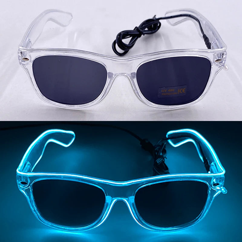Lunettes Néon LED Lumineuses – vue 18