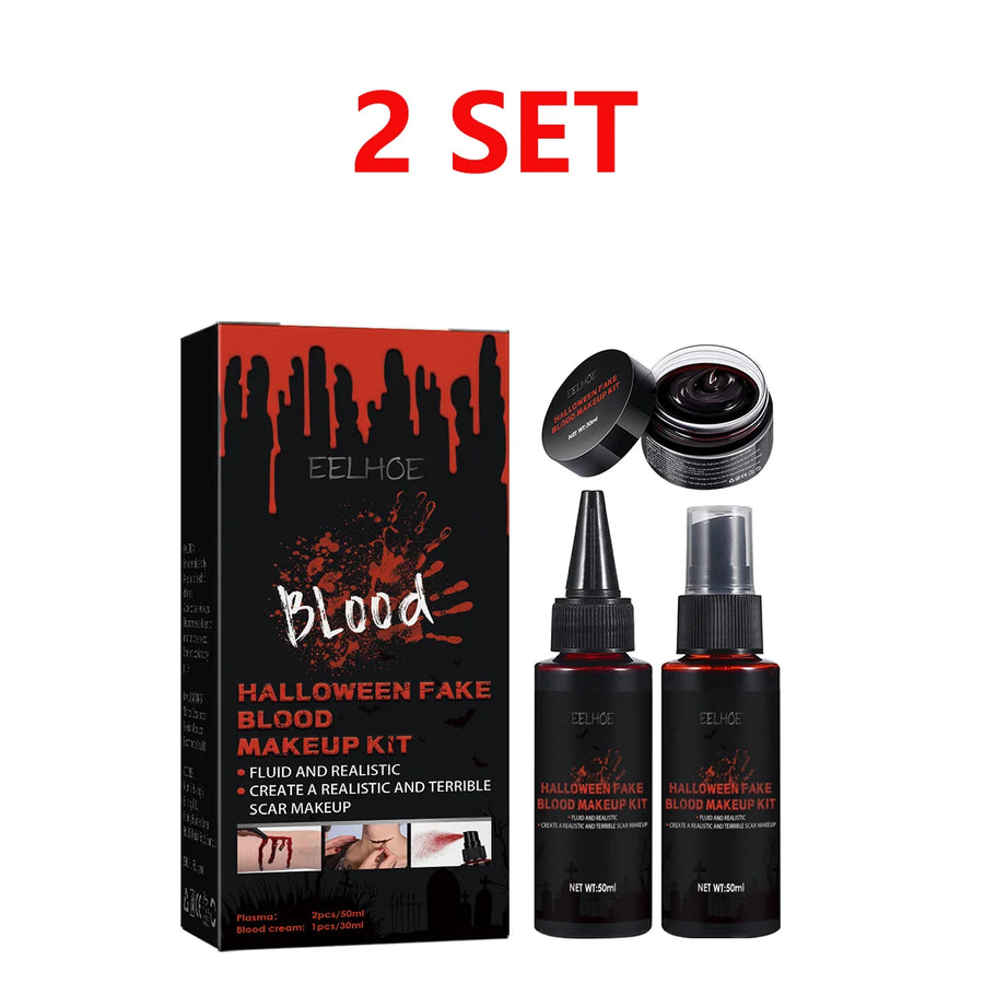 Kit Faux Sang Lavable pour Effets Spéciaux – Lots 1 à 3