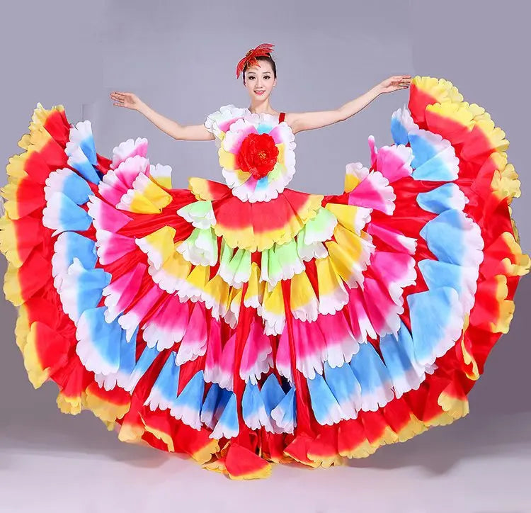 Robe Flamenco Femme à Volants – Plusieurs Styles
