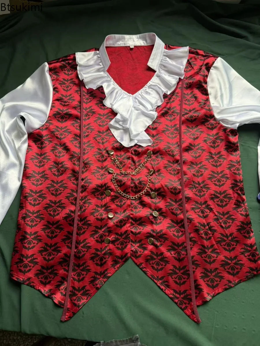 Costume Vampire Diable Homme avec Cape – vue 5