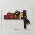 Décorations d'Angle de Porte Halloween en Bois – 8 Modèles
