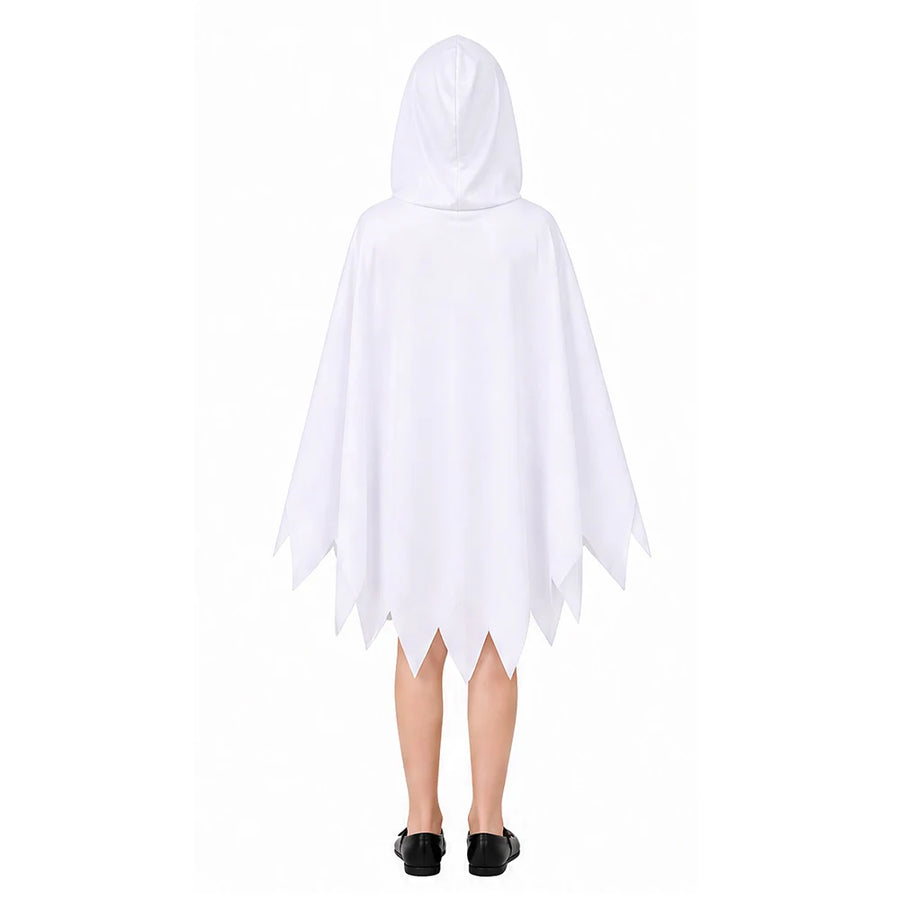 Cape Fantôme Blanc à Capuche Phosphorescente – vue 5