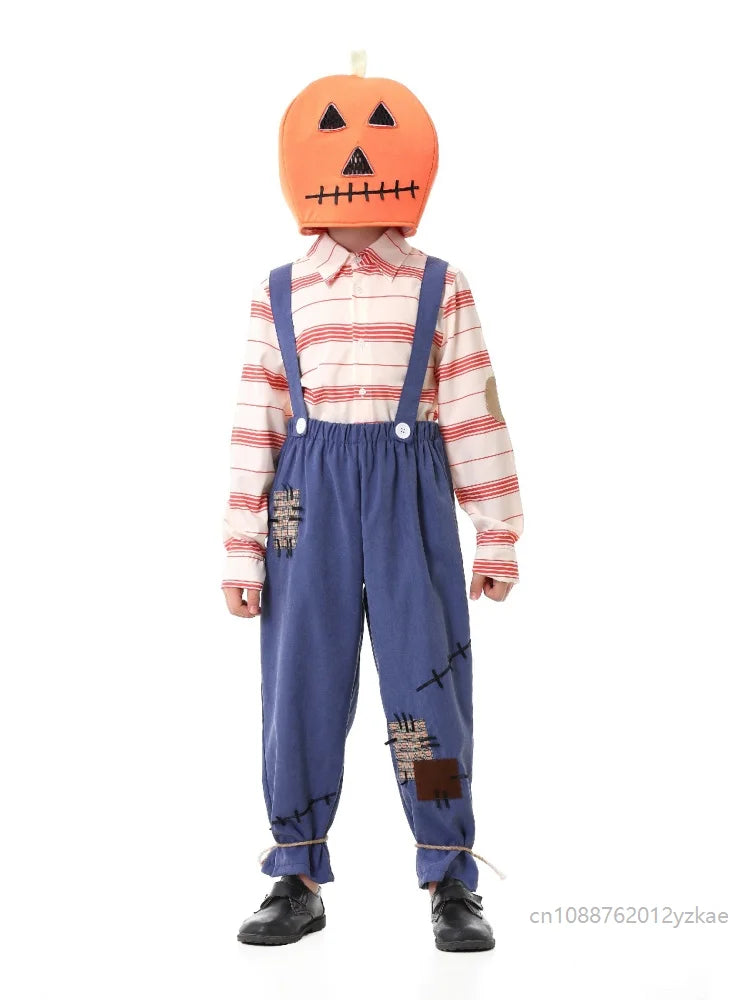 Costume Famille Épouvantail Citrouille – vue 10