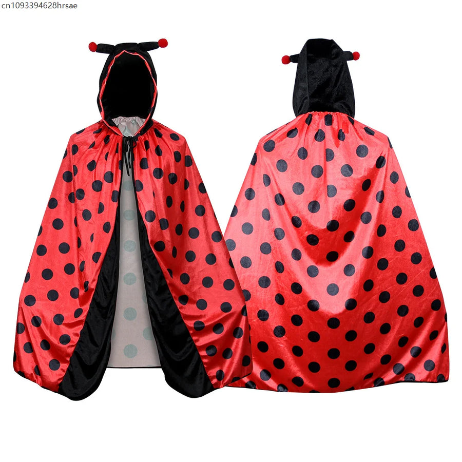 Cape à Capuche Coccinelle Femme
