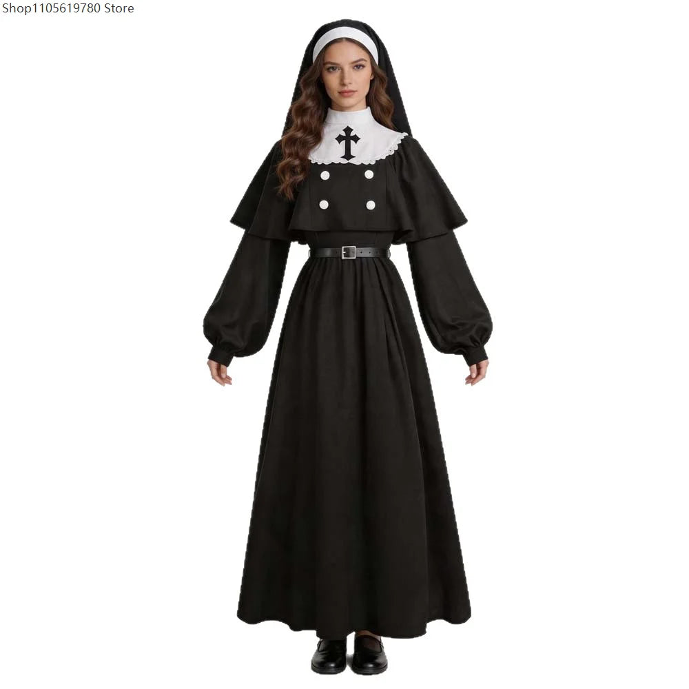 Déguisement Nonne Effrayante Femme – vue 2
