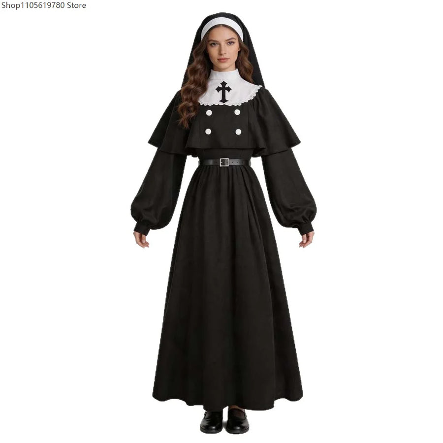 Déguisement Nonne Effrayante Femme – vue 2