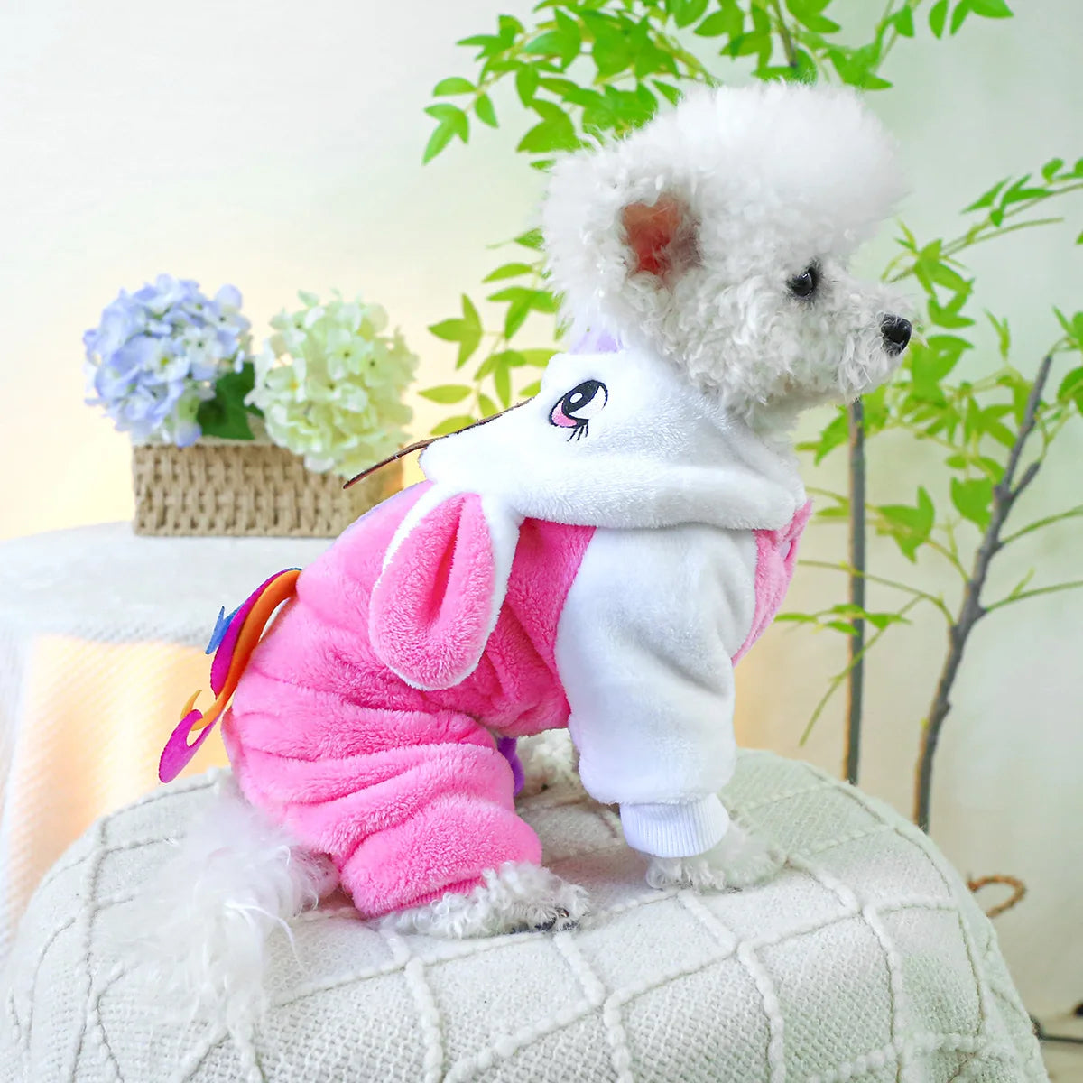 Combinaison Licorne Rose pour Chien – XS à XL