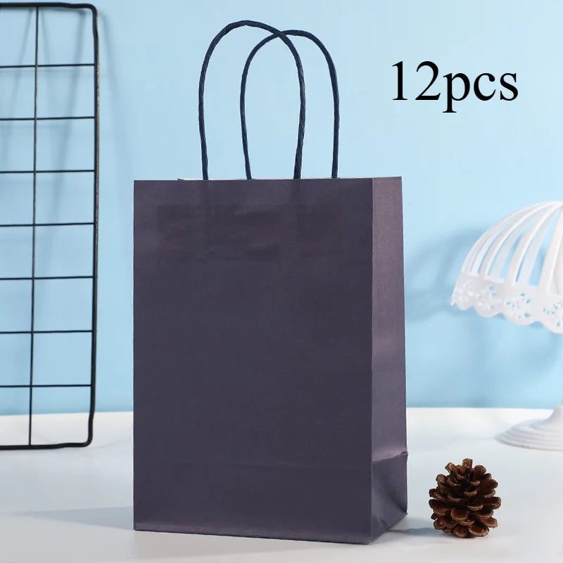 Sacs Cadeaux Anniversaire Kraft Réutilisables – vue 11