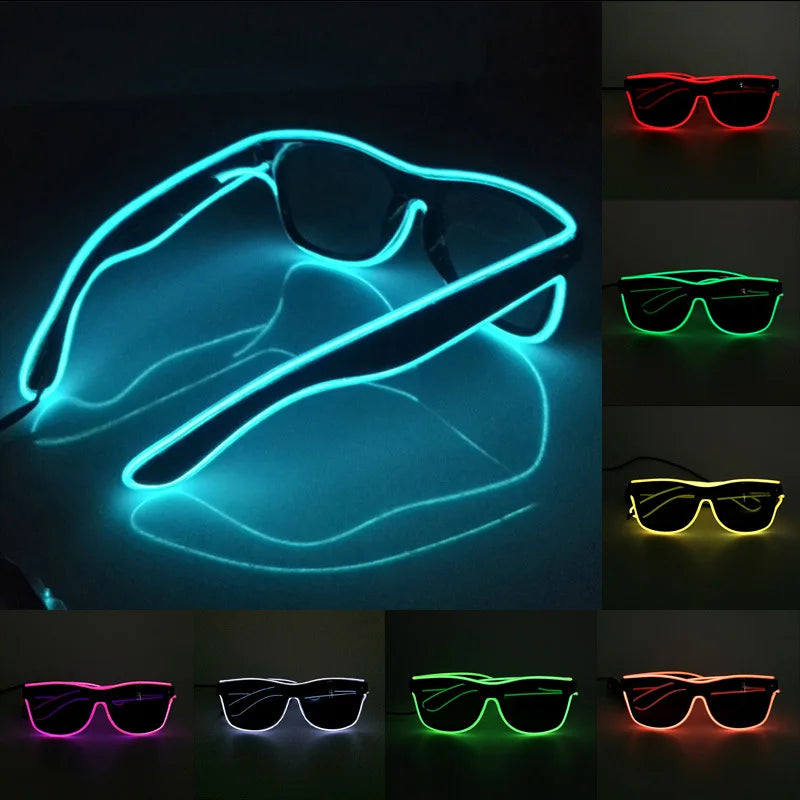 Lunettes de Soleil LED Lumineuses