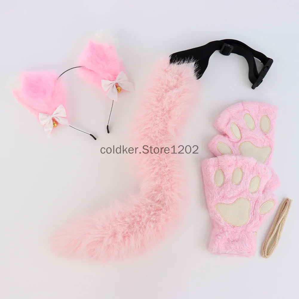 Kit Chat Noir – Oreilles, Queue, Gants et Collier