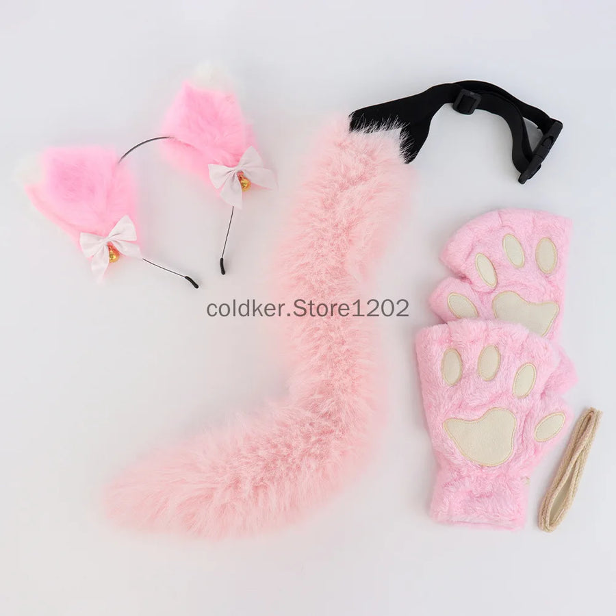 Kit Chat Noir – Oreilles, Queue, Gants et Collier