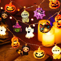 Guirlande LED Halloween – Citrouilles et Fantômes, 1,5 à 6 m