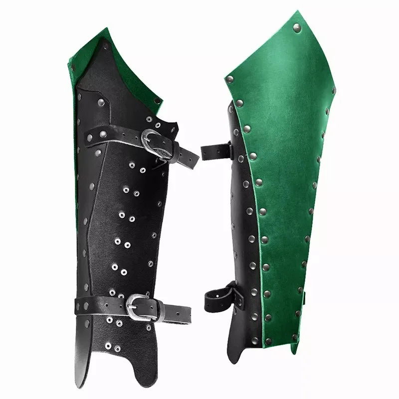 Jambières Chevalier Viking en Simili Cuir – vue 5