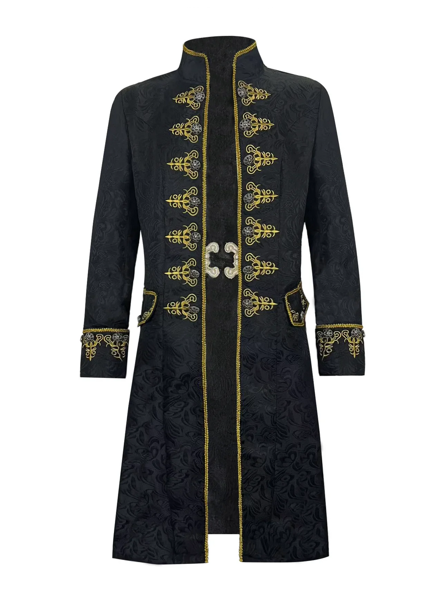 Manteau de Pirate Long Rétro Homme – vue 7