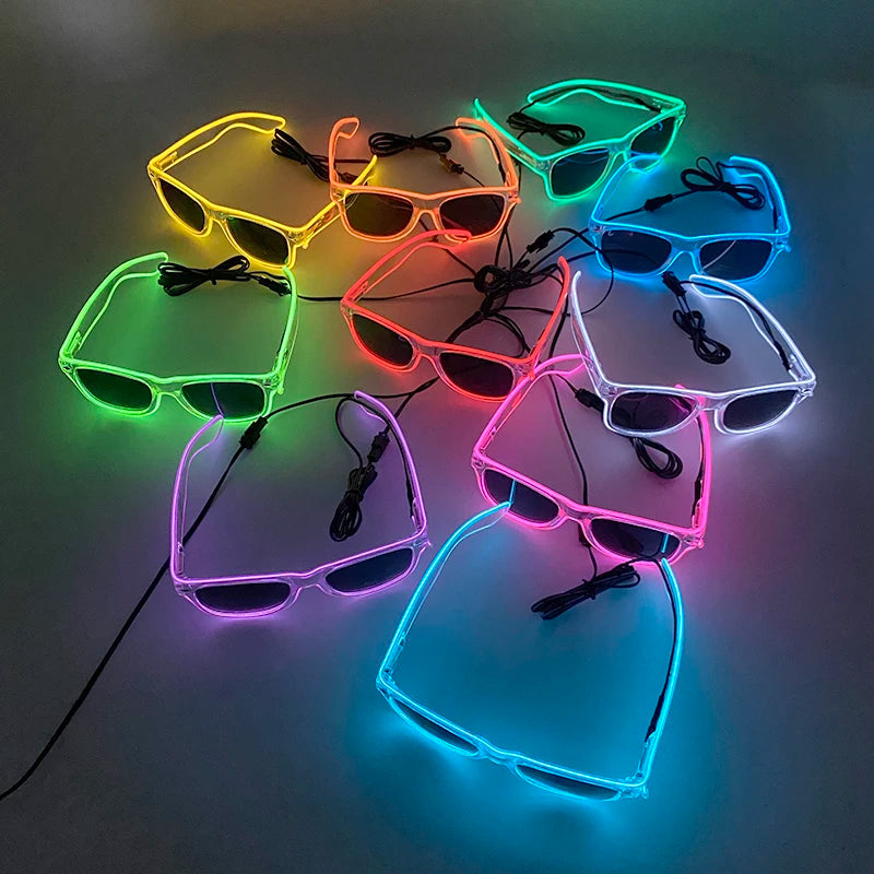 Lunettes LED Néon de Soirée