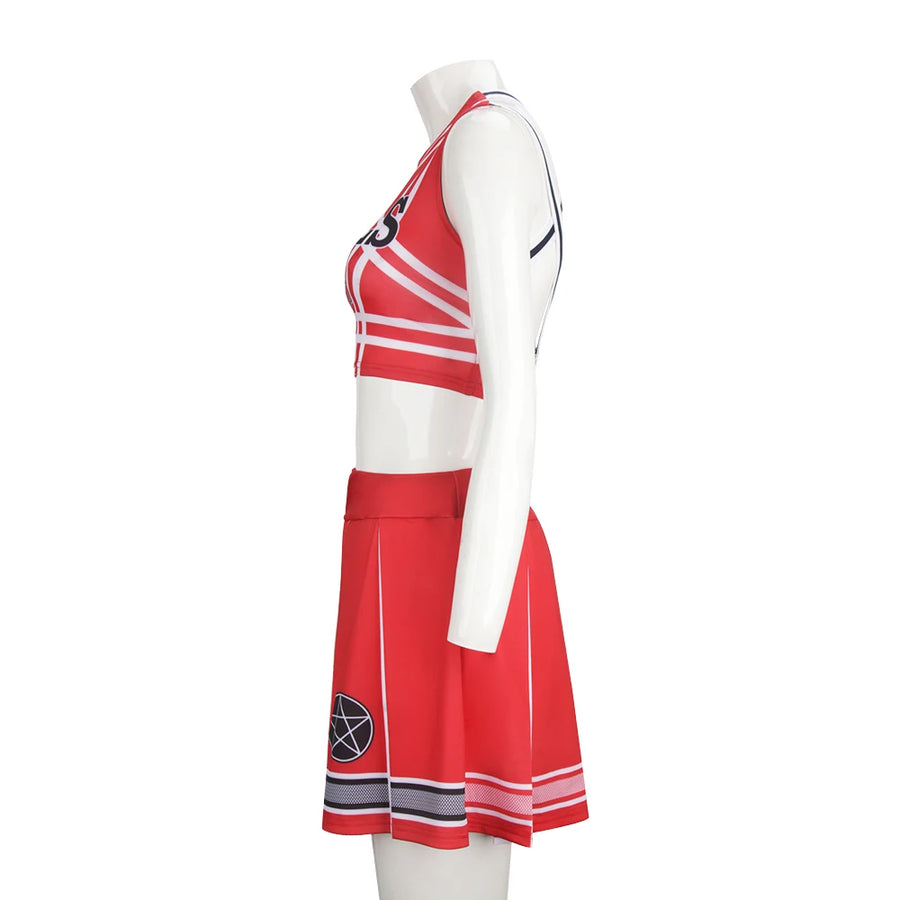 Tenue Pom-Pom Girl Diablesse Rouge
