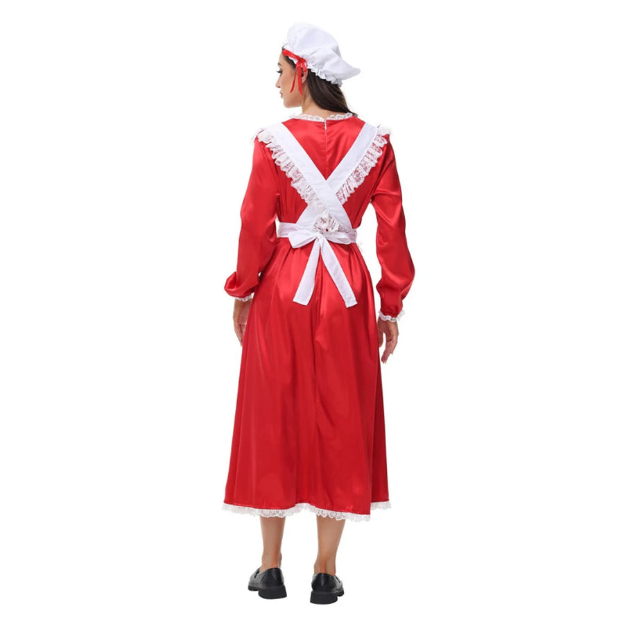 Robe Soubrette de Noël Femme – Tailles S, M et L
